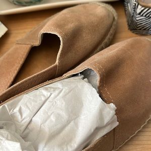 Anthropologie Maypol Sacha Blush Suede Espadrille